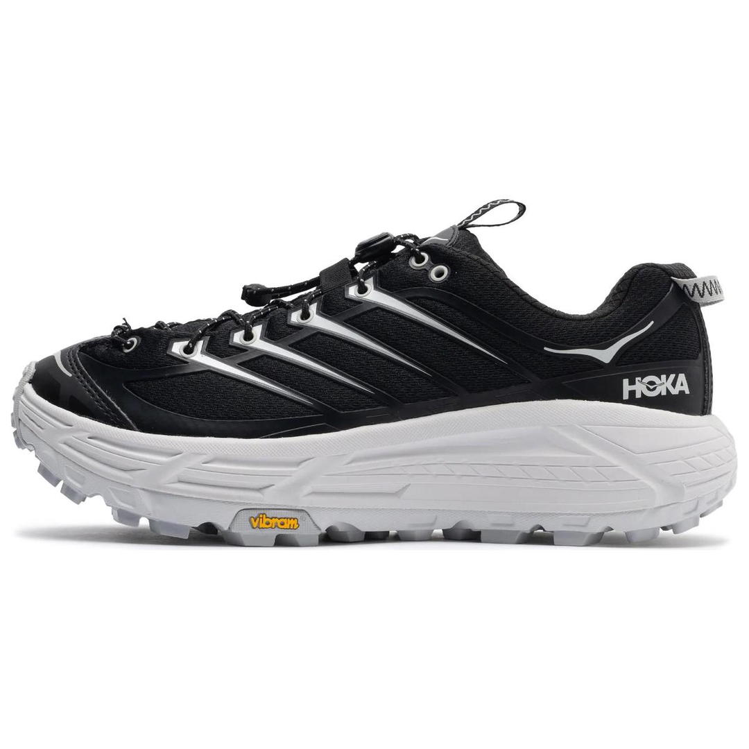 Hoka HOKA ONE ONE Mafate Three 2 Anti Slip Wear Resistant Low Top Casual Running Shoes Unisex Black