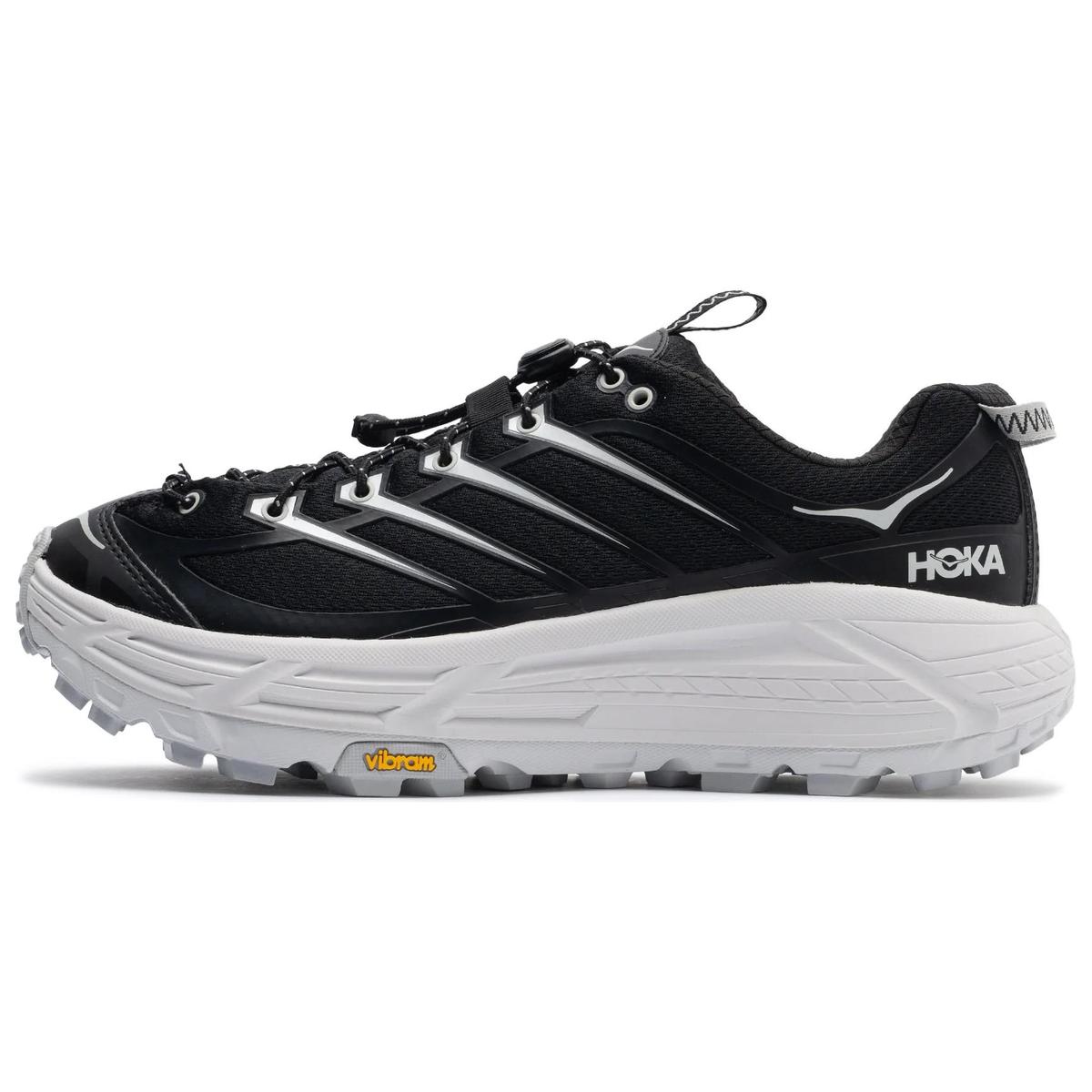 Hoka HOKA ONE ONE Mafate Three 2 Anti Slip Wear Resistant Low Top Casual Running Shoes Unisex Black