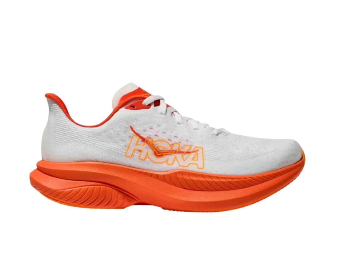 Hoka Hoka Mach 6 White Orange (Women's)