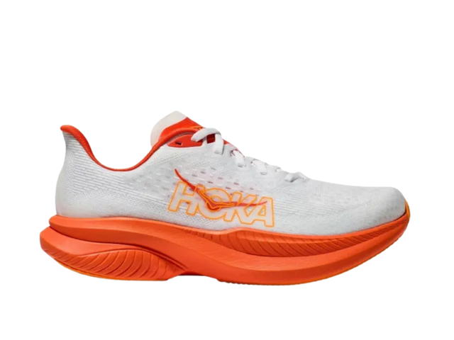 Hoka Hoka Mach 6 White Orange (Women's) - view 1