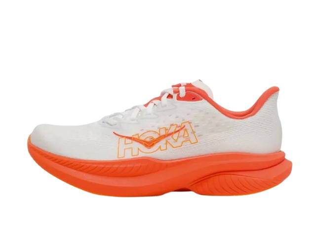 Hoka Hoka Mach 6 White Orange (Women's) - view 2