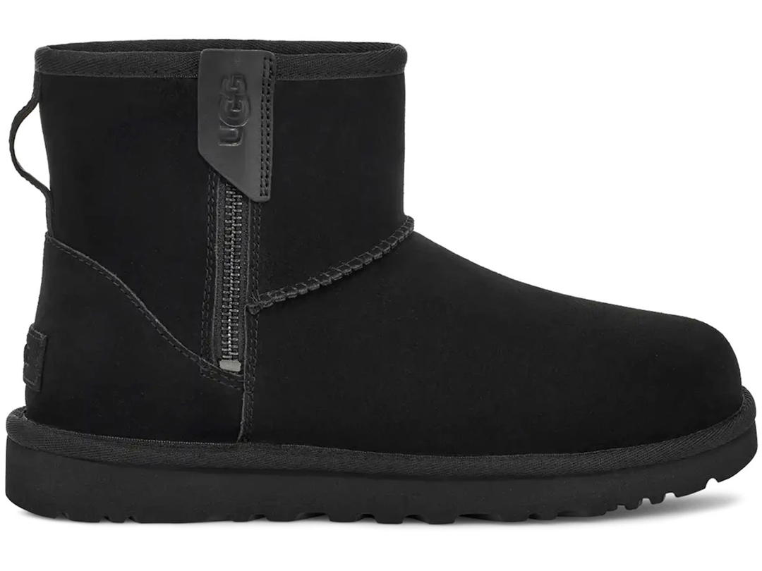 UGG UGG Classic Mini Bailey Zip Boot Black (Women's)