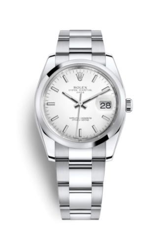 Rolex Rolex Oyster Perpetual Date 34 Stainless Steel Domed / Oyster / White