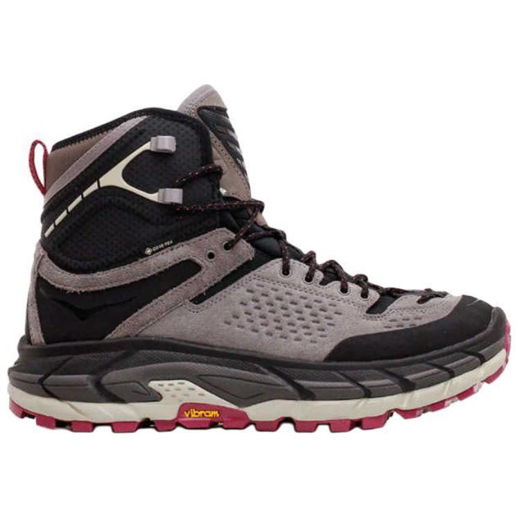 Hoka HOKA ONE ONE Tor Ultra Anti Slip Wear Resistant High Top Hiking Shoes Unisex Gray Black