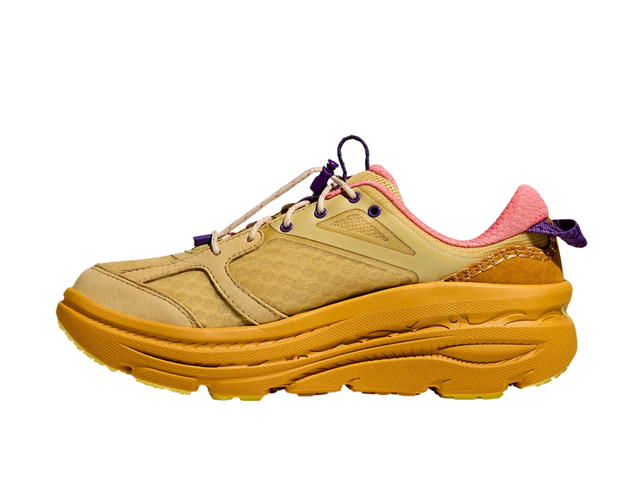 Hoka Hoka Bondi B3LS Flaxseed Varsity Yellow - view 2