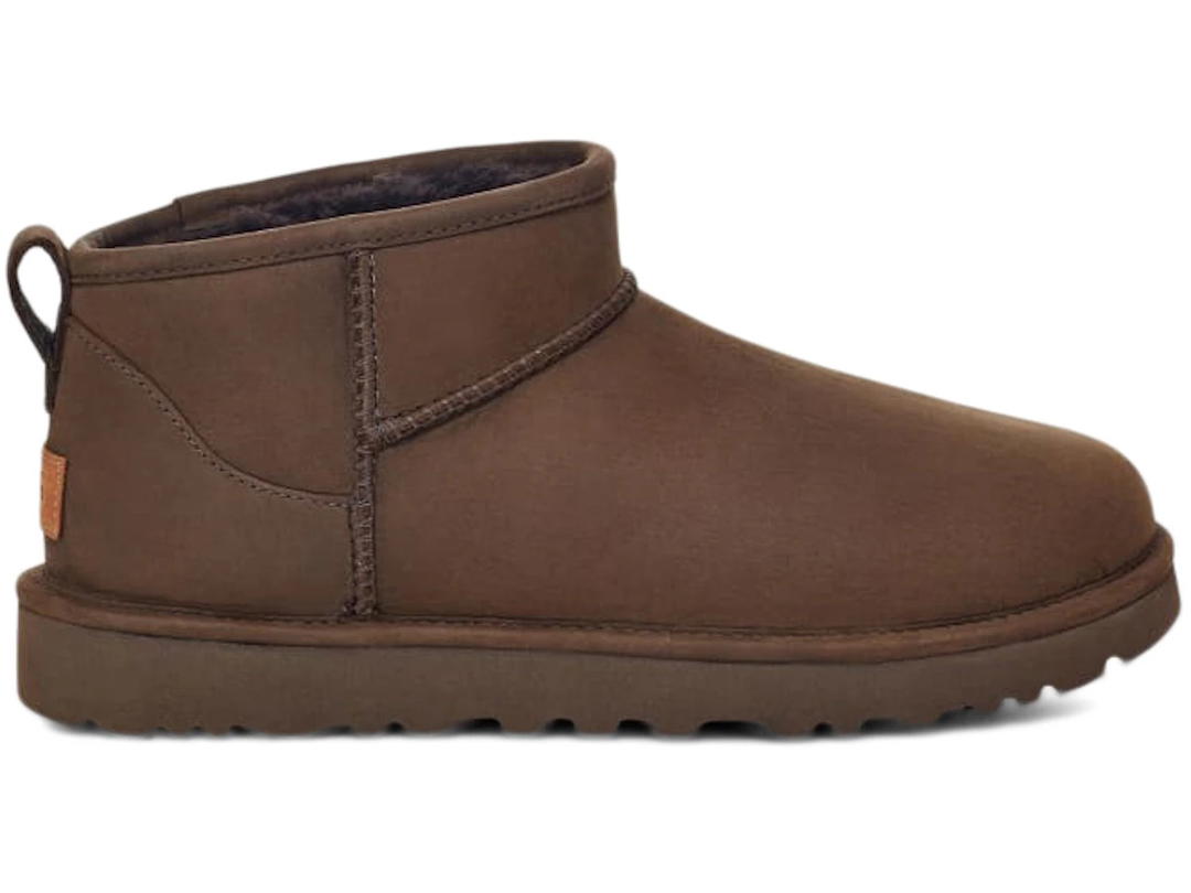 UGG UGG Classic Ultra Mini Leather Boot Chocolate (Women's)