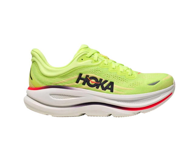 Hoka Hoka Bondi 9 Wide Neon Yuzu Sunlight - view 1