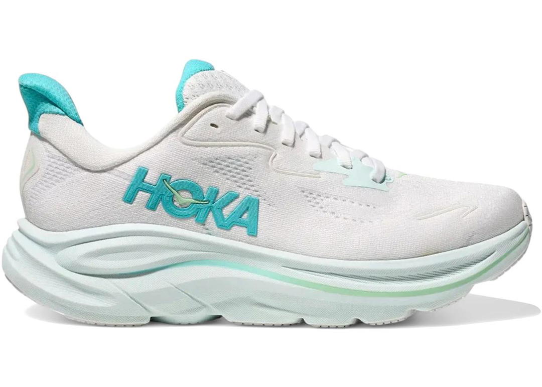 Hoka Hoka One One Clifton 10 White Cielo Blue (Women's)