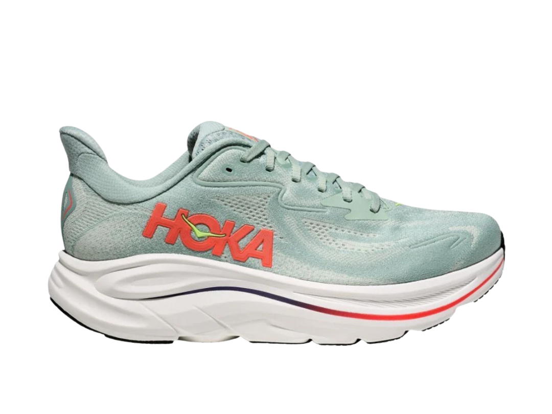 Hoka Hoka Clifton 10 Sage Neon Flame
