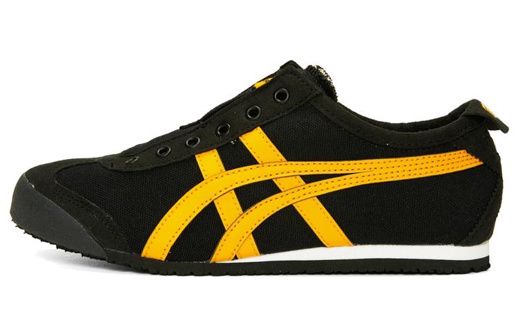 Onitsuka Tiger Onitsuka Tiger Mexico 66 Slip On Black Tiger Yellow