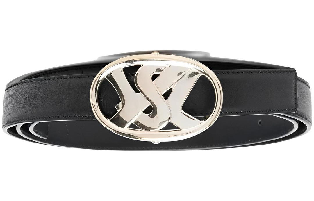 Saint Laurent Saint Laurent Fashion Elegance Delicate Versatile Leather Belts Women's