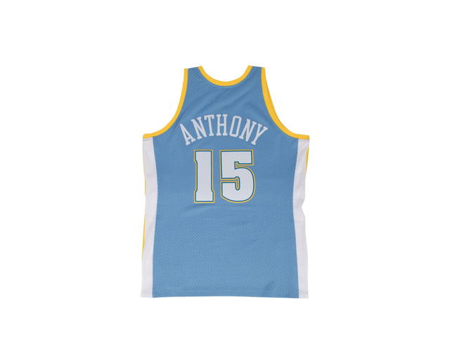 Mitchell & Ness Mitchell & Ness Denver Nuggets Carmelo Anthony 2003-04 Hardwood Classics Road Swingman Jersey - Blue - Mens - view 1
