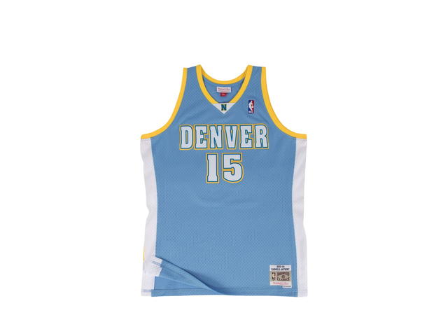 Mitchell & Ness Mitchell & Ness Denver Nuggets Carmelo Anthony 2003-04 Hardwood Classics Road Swingman Jersey - Blue - Mens - view 2