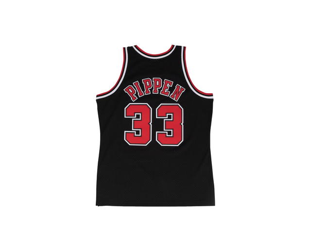 Mitchell & Ness Mitchell & Ness Chicago Bulls Scottie Pippen 1997/98 Hardwood Classics Alternate Swingman Jersey - Black - Mens - view 1