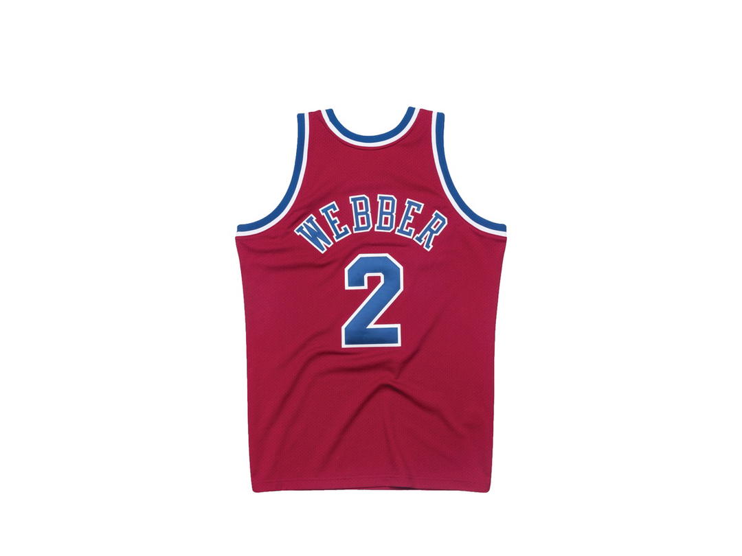 Mitchell & Ness Mitchell & Ness Washington Bullets Chris Webber Authentic Road Jersey By Mitchell & Ness - Mens