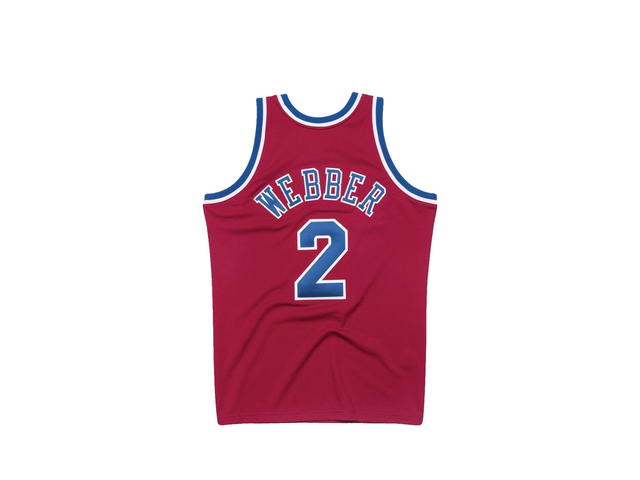 Mitchell & Ness Mitchell & Ness Washington Bullets Chris Webber Authentic Road Jersey By Mitchell & Ness - Mens - view 1