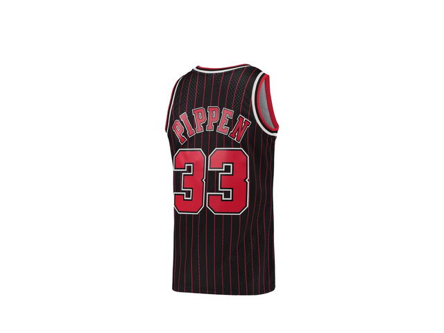 Mitchell & Ness Mitchell & Ness Chicago Bulls Scottie Pippen 1995/96 Hardwood Classics Alternate Swingman Jersey - Black - Mens - view 2