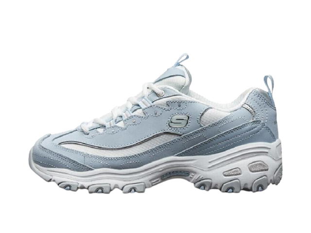 Skechers Skechers D Lites Low Running Shoes Gs BlueWhite Blue White (Women's) - view 2