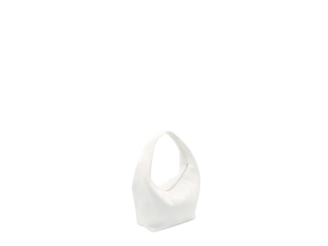 COS COS Mini Sling High Shine Shoulder Bag With Silver-Tone Hardware White - view 2
