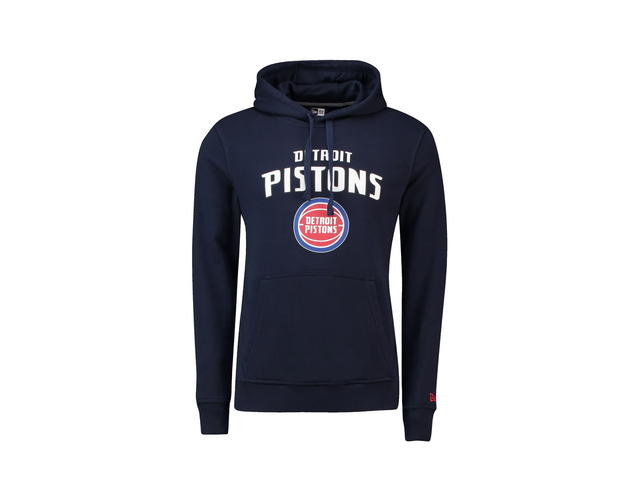 New Era New Era Detroit Pistons Team Logo Hoodie - Mens - view 2