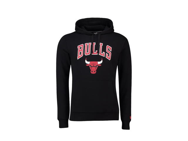 New Era New Era Chicago Bulls Team Logo Hoodie - Mens - view 2