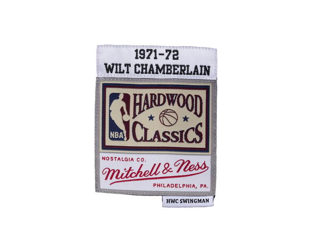Mitchell & Ness Mitchell & Ness Wilt Chamberlain Los Angeles Lakers Purple 1971/72 Swingman Jersey - view 2