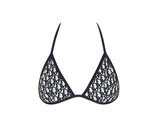 Dior Dior Bikini Top Blue Dior Oblique Technical Fabric - view 1