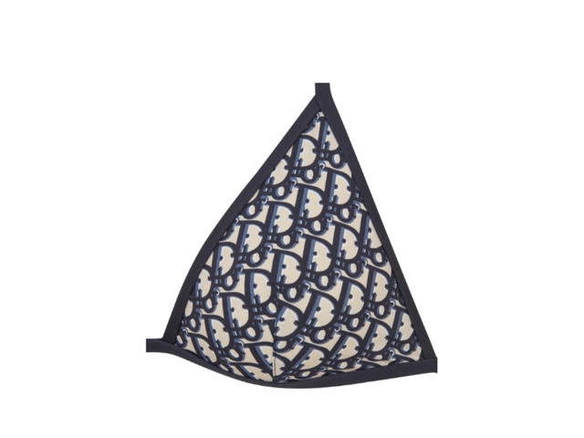 Dior Dior Bikini Top Blue Dior Oblique Technical Fabric - view 2