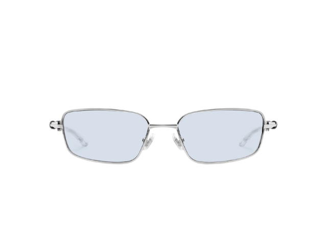 Gentle Monster Gentle Monster x Bratz Tarx 02(B) In Silver Metal Frame With Blue Lenses - view 1