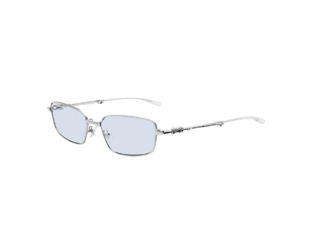 Gentle Monster Gentle Monster x Bratz Tarx 02(B) In Silver Metal Frame With Blue Lenses - view 2