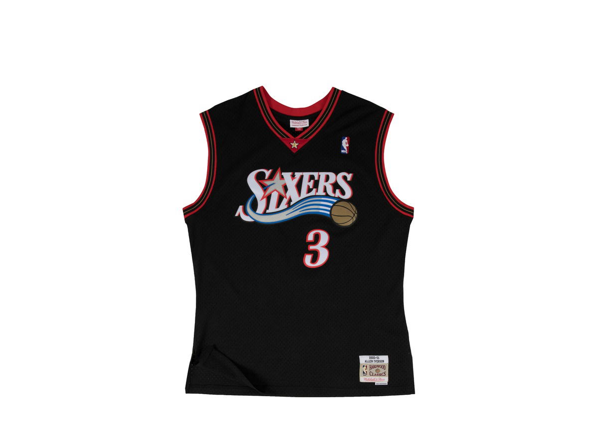 Mitchell & Ness Mitchell & Ness Philadelphia 76ers Swingman Jersey Road Allen Iverson 2000-01