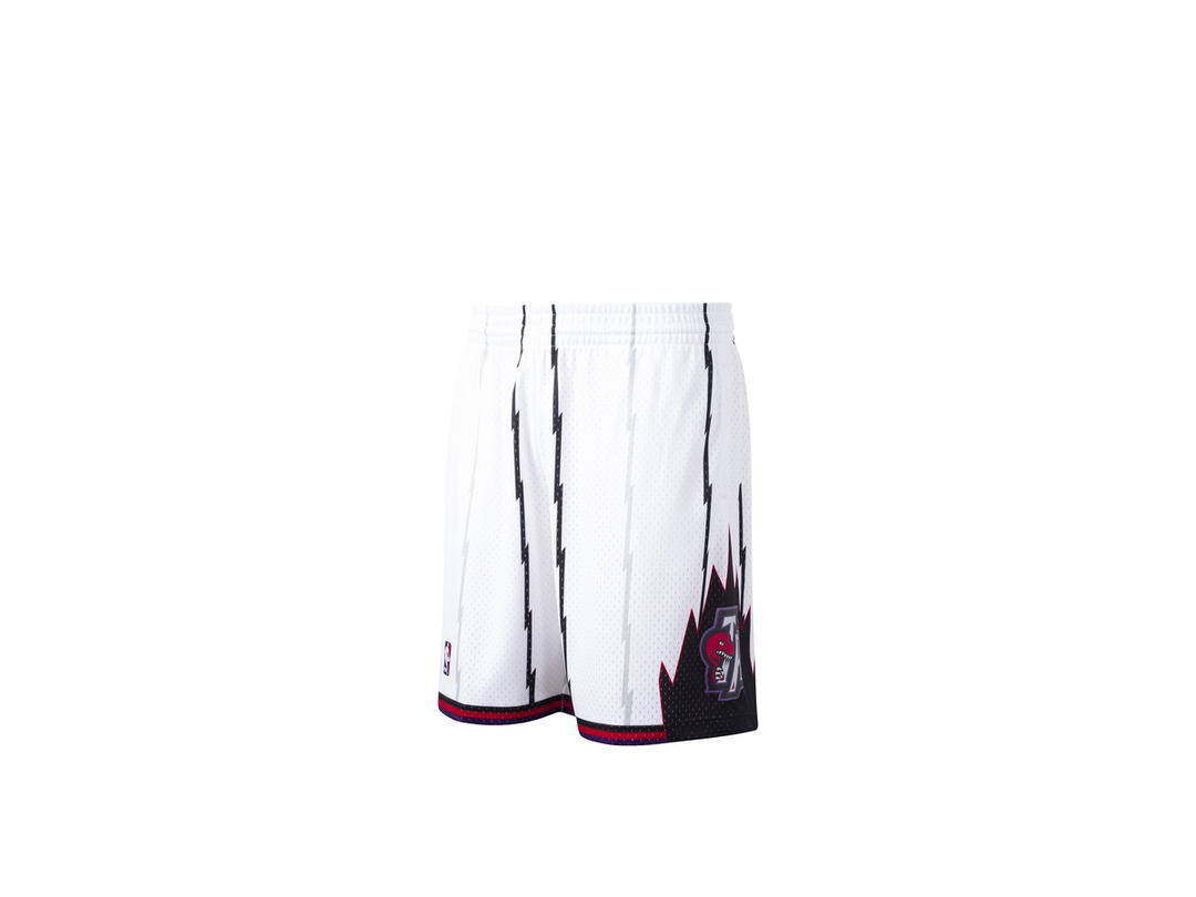 Mitchell & Ness Mitchell & Ness Toronto Raptors 1998 Hardwood Classics Home Swingman Shorts - White - Mens