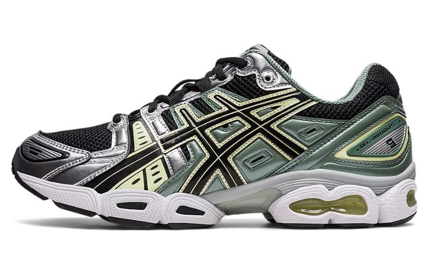 Asics Asics Gel Nimbus 9 Black Green Yellow Silver