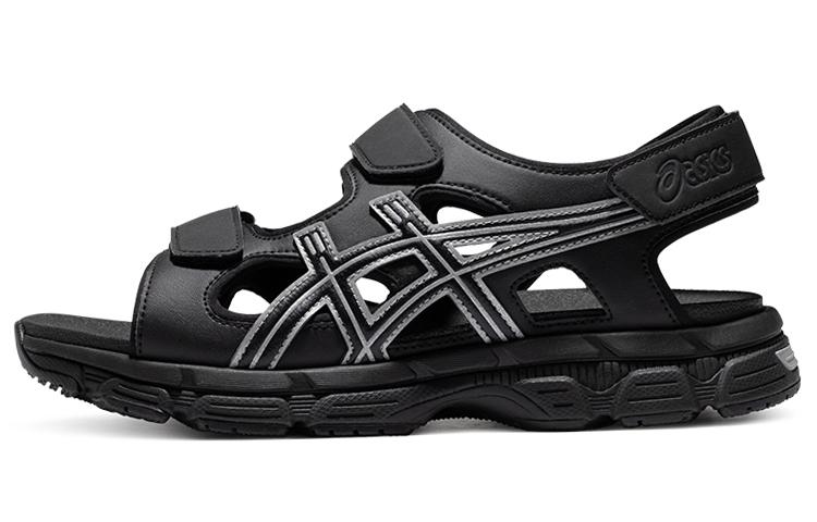 Asics Asics Kahana Sd Outdoor Sports Unisex Sandals 'Black Silver'