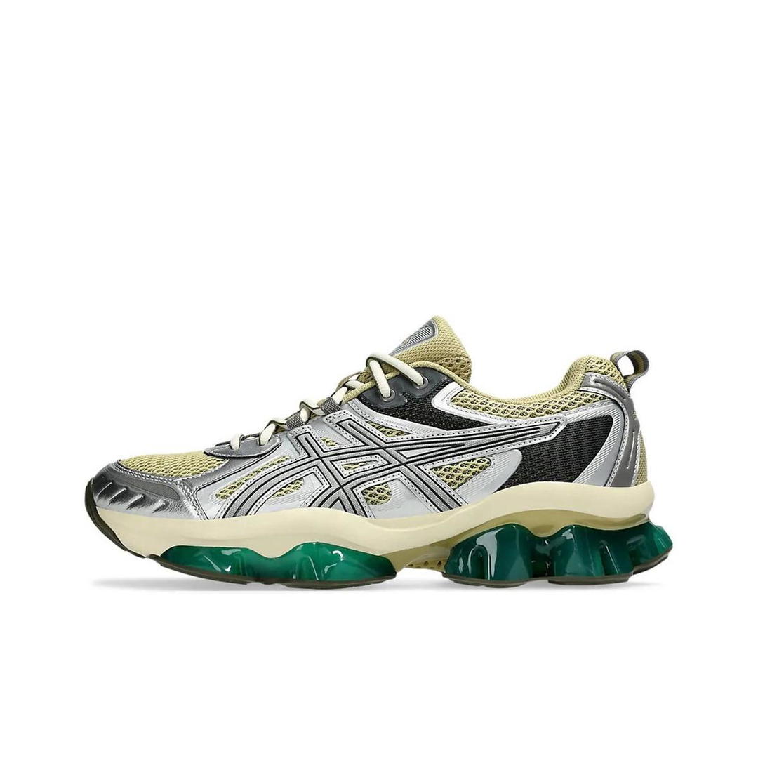 Asics KIKO KOSTADINOV x Asics GEL Quantum Kinetic Anti Slip Wear Resistant Low Top Running Shoes Unisex Silver Green