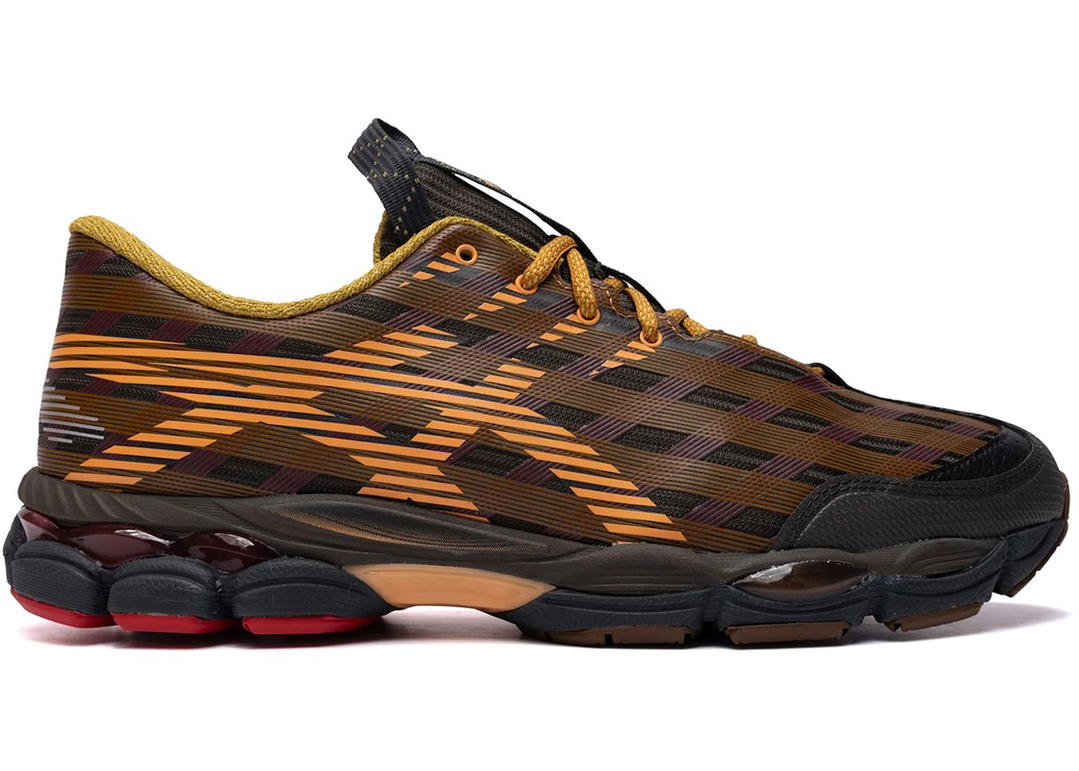 Asics Asics US8-S Gel-SJ33 Kiko Kostadinov Black Coffee Orange Lily
