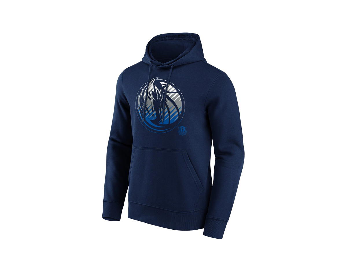 Fanatics Fanatics Unlabeled Dallas Mavericks Fade Graphic Hoodie - Mens