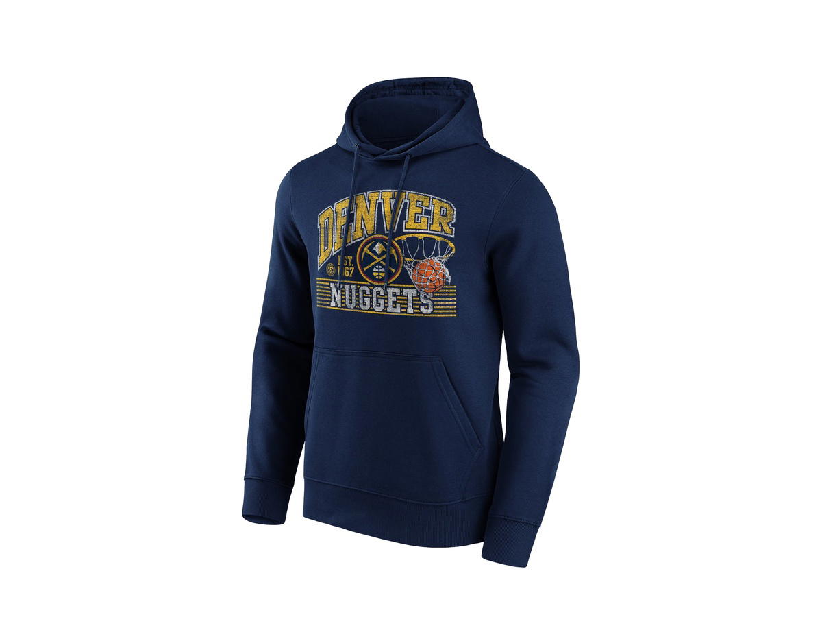 Fanatics Fanatics Unlabeled Denver Nuggets Vintage Vibe Graphic Hoodie - Mens