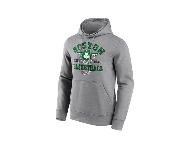 Fanatics Fanatics Unlabeled Boston Celtics Nothing But Net Graphic Hoodie - Mens - view 1