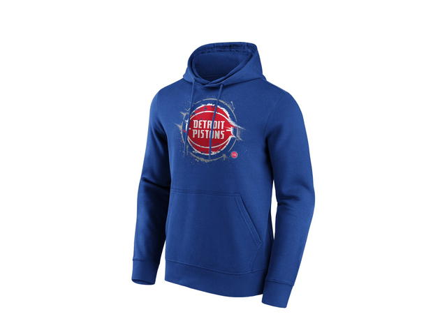 Fanatics Fanatics Unlabeled Detroit Pistons Splatter Graphic Hoodie - Mens - view 1