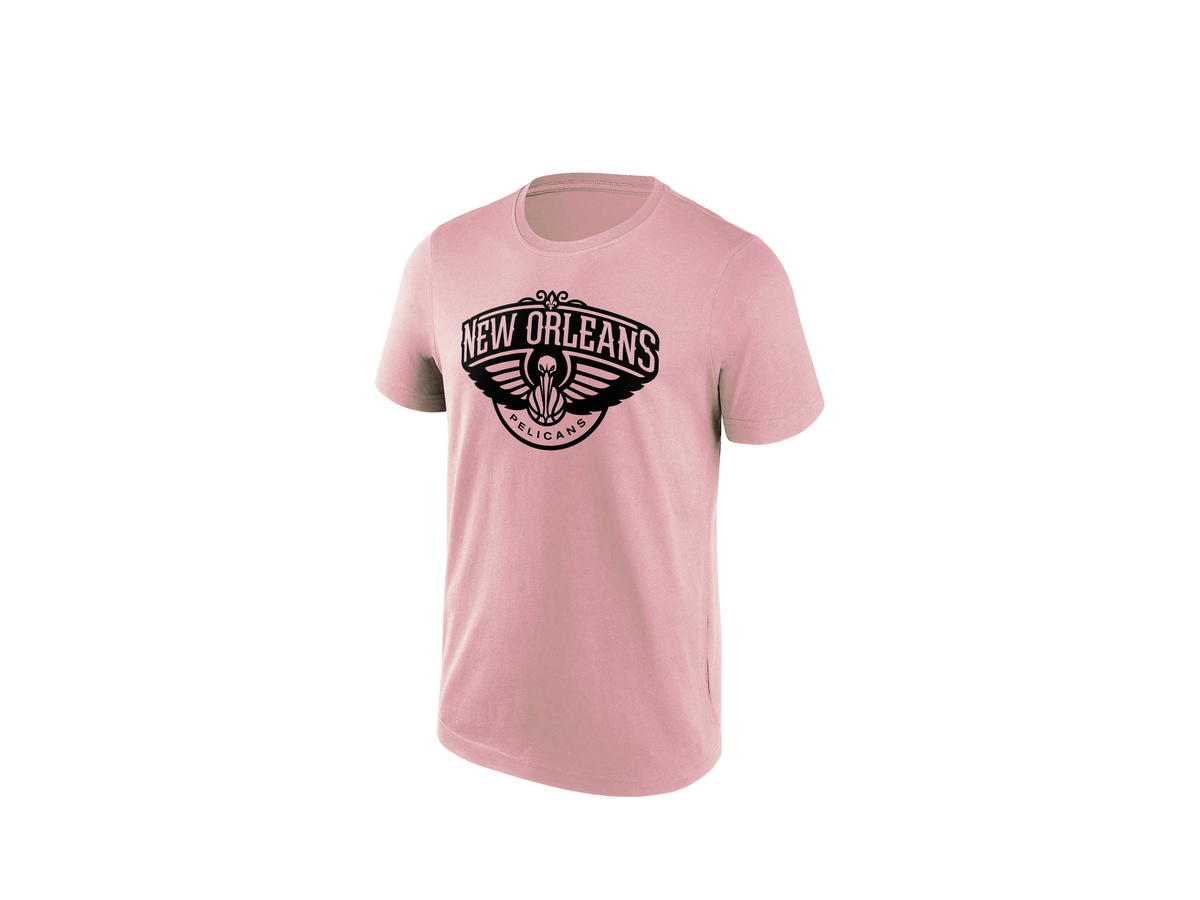Fanatics Fanatics Unlabeled New Orleans Pelicans Fashion Colour Logo T-Shirt - Mens