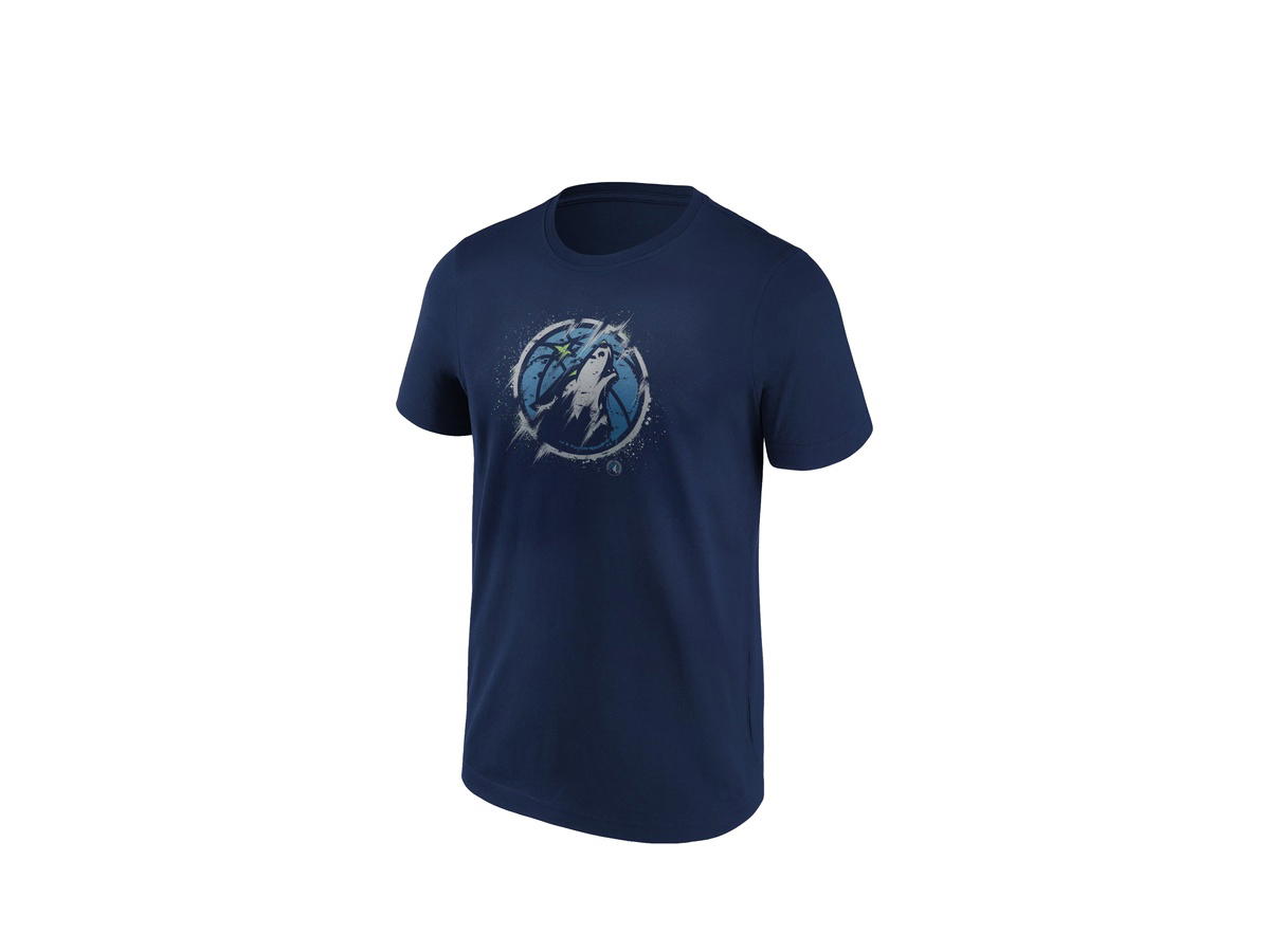 Fanatics Fanatics Unlabeled Minnesota Timberwolves Splatter Graphic T-Shirt - Mens