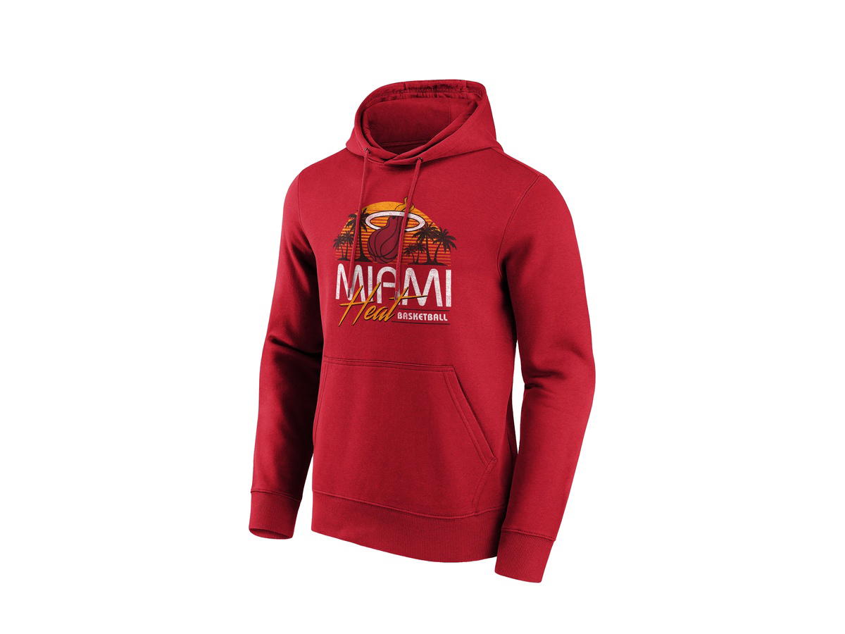 Fanatics Fanatics Unlabeled Miami Heat Iconic Hometown Graphic Hoodie - Mens