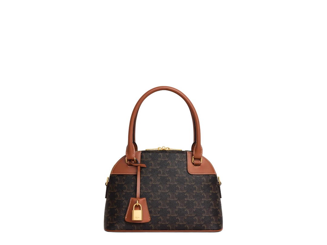 Celine Celine Teen Honorine Bag In Triomphe Canvas And Calfskin