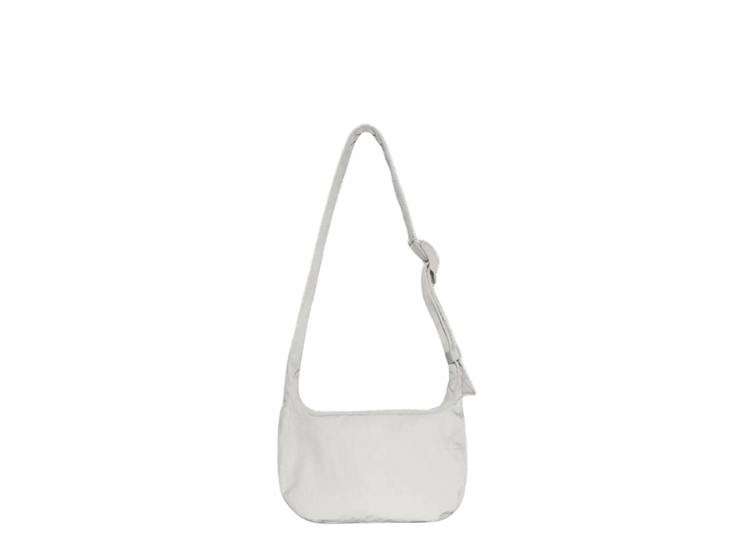 COS COS Crossbody Saddle Bag Light Grey Stone