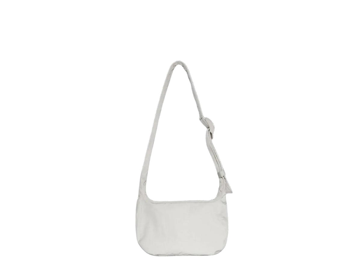 COS COS Crossbody Saddle Bag Light Grey Stone
