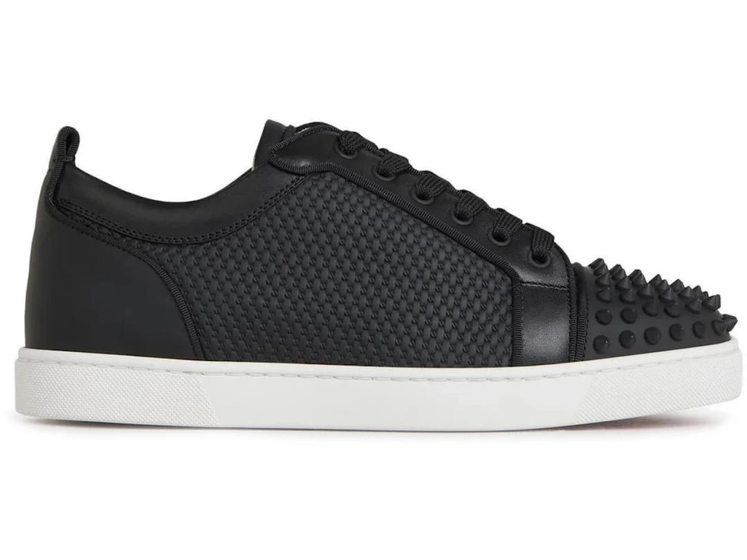 Christian Louboutin Christian Louboutin Louis Junior Spikes Black White