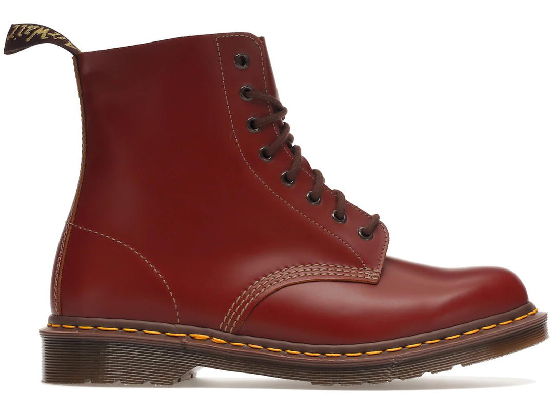 Dr. Martens Dr. Martens 1460 Vintage Made In England Lace Up Boot Oxblood Quilon