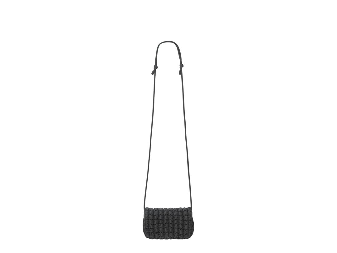 COS COS Quilted Crossbody Messenger Bag In Black