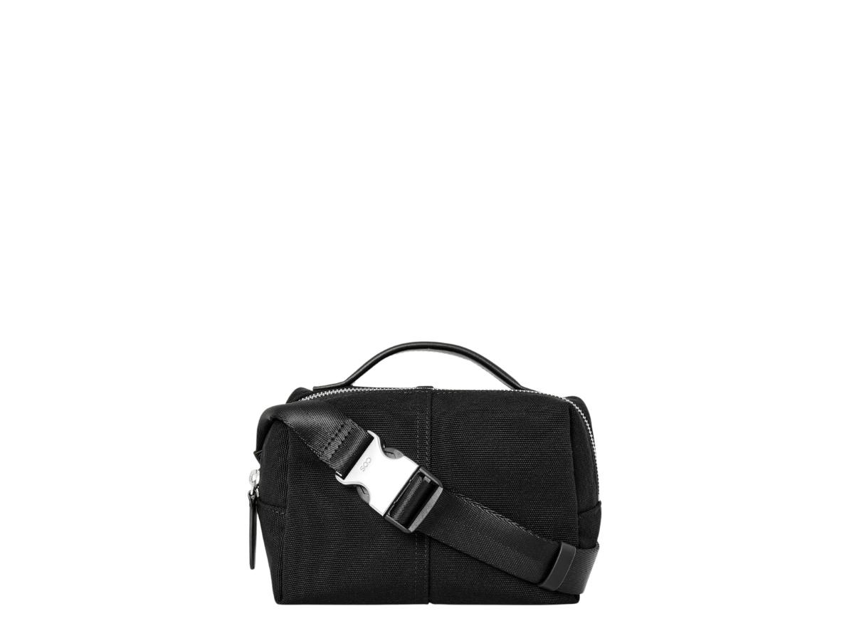 COS COS Boxy Water Repellent CrossBody Bag Black